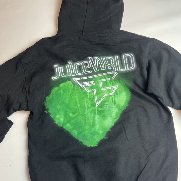 JUICE WRLD x FAZE CLAN Hoodie Colab Legends Never Die” - Sz M - Read - Picture 11 of 14
